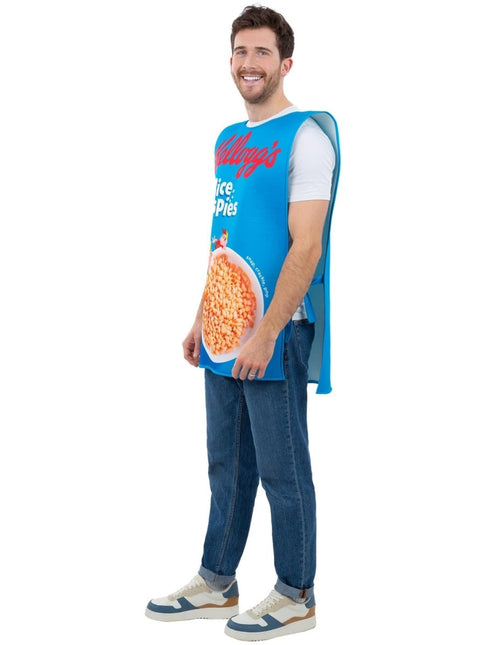 Kelloggs™ Rice Krispies™ Cereal Verpakking Kostuum Heren van Smiffys koop je bij Partywinkel