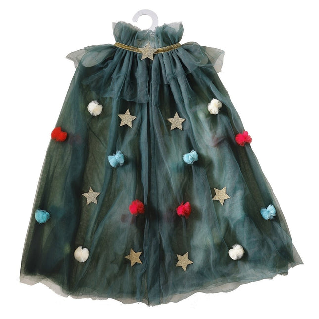 Kerst Cape Groen van Ginger Ray koop je bij Partywinkel