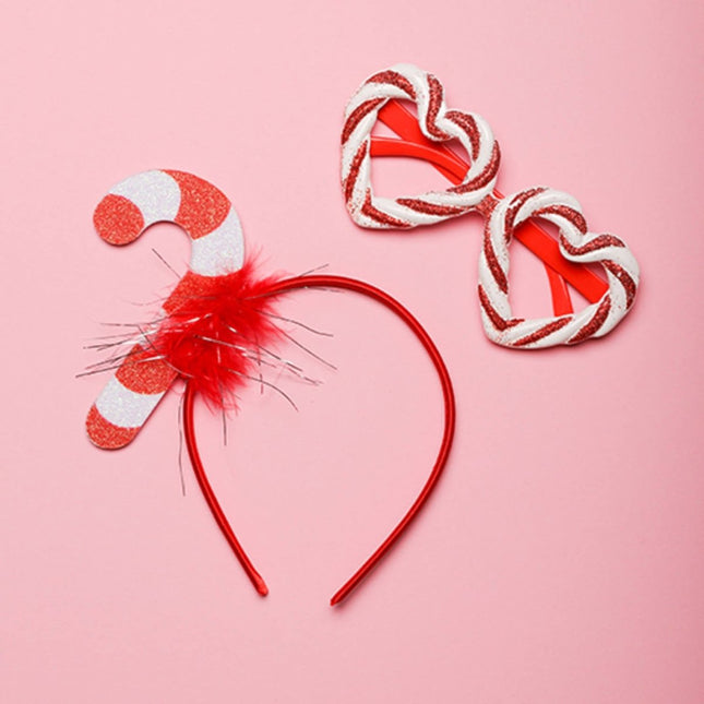 Kerst Haarband Zuurstok van Folat koop je bij Partywinkel