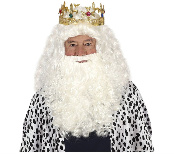 Kerstman Baard en Pruik van Fiestas Guirca koop je bij Partywinkel