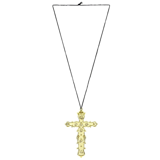 Ketting Kruis Goud van Widmann koop je bij Partywinkel