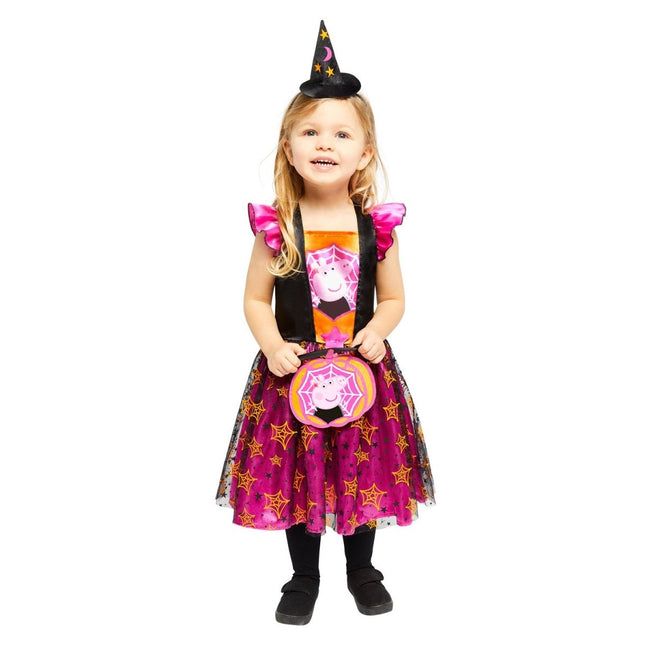 Kind Kostuum Peppa Orange Jurk van Riethmueller koop je bij Partywinkel