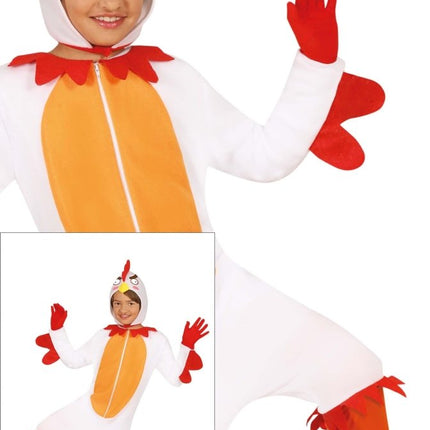 Kip Onesie Wit Kind van Fiestas Guirca koop je bij Partywinkel