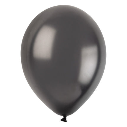 Zwarte Parelballonnen 30cm 50st