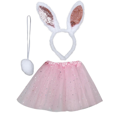 Konijn Accessoireset Roze 3 delig van Fiestas Guirca koop je bij Partywinkel