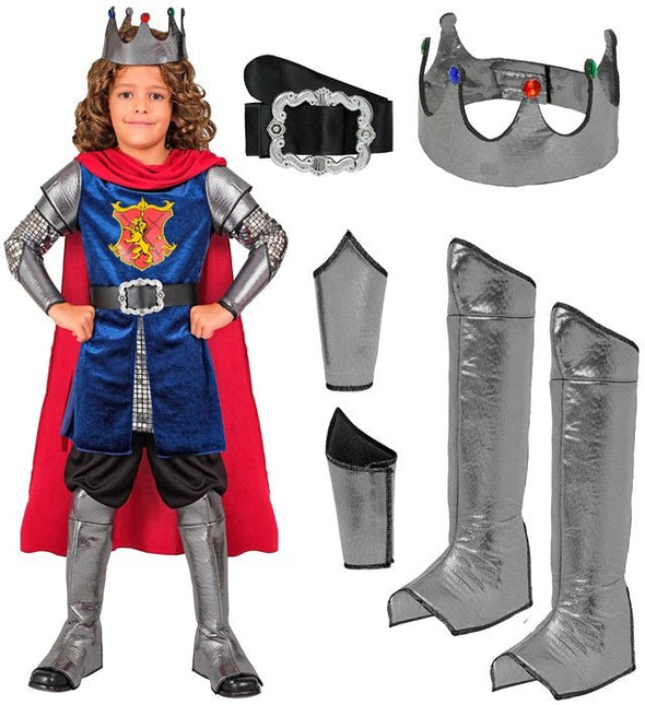 Koning Kostuum Blauw Rood van Widmann koop je bij Partywinkel