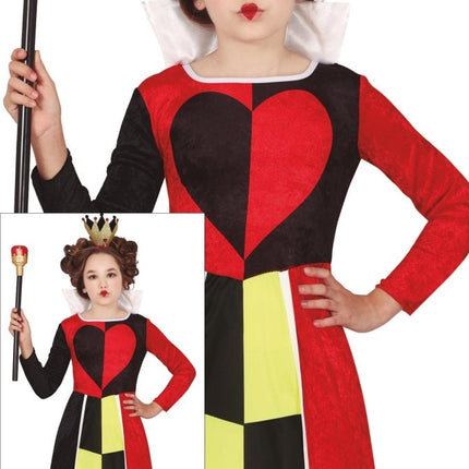 Koningin Jurk Harten van Fiestas Guirca koop je bij Partywinkel