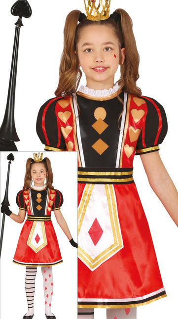 Koningin Jurk Meisje Harten van Fiestas Guirca koop je bij Partywinkel