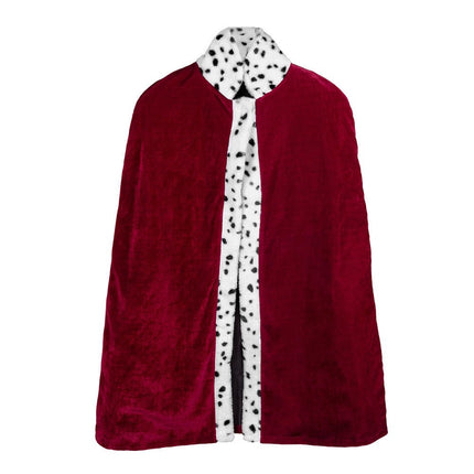 Koningsmantel Kind Bordeaux Rood 90cm van Boland koop je bij Partywinkel