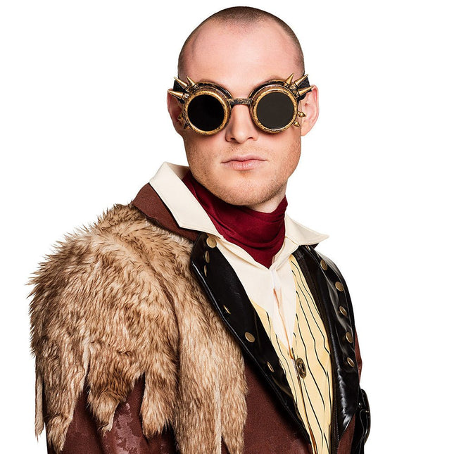 Koperen Bril Cyberpunk van Boland koop je bij Partywinkel