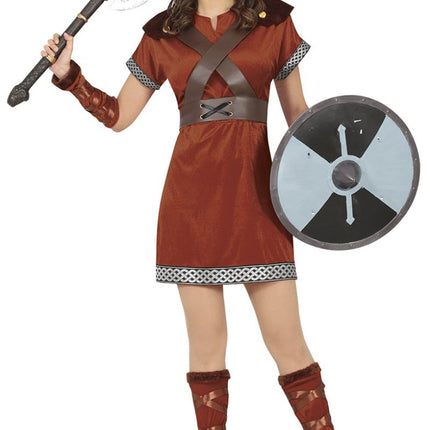 Kostuum Bruin Dames Viking van Fiestas Guirca koop je bij Partywinkel