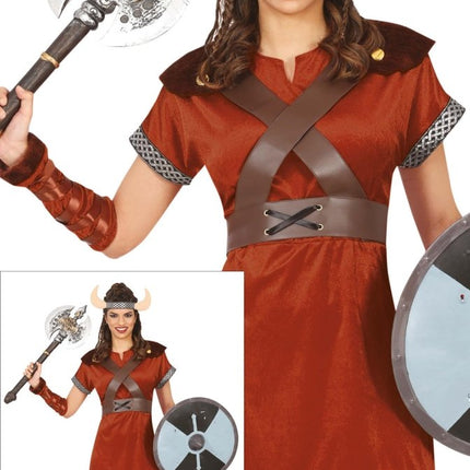 Kostuum Bruin Dames Viking van Fiestas Guirca koop je bij Partywinkel