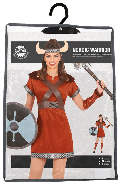 Kostuum Bruin Dames Viking van Fiestas Guirca koop je bij Partywinkel