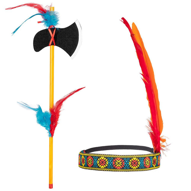 Kostuum Set Indiaan 2 delig van Boland koop je bij Partywinkel