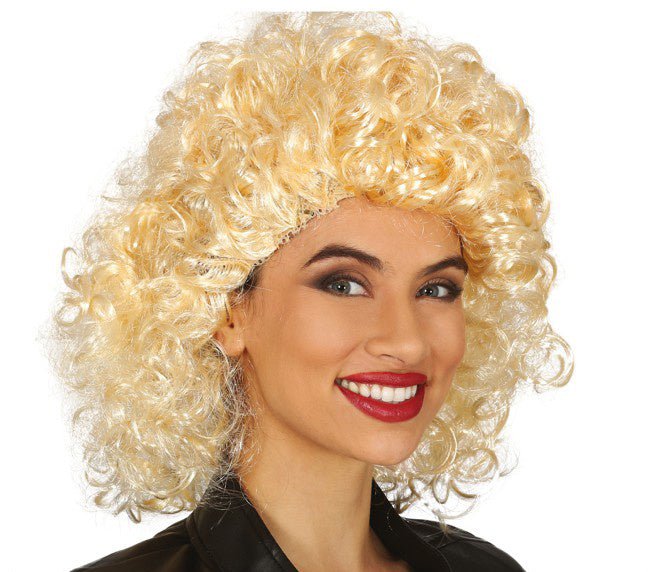 Krullen Pruik Blond van Fiestas Guirca koop je bij Partywinkel