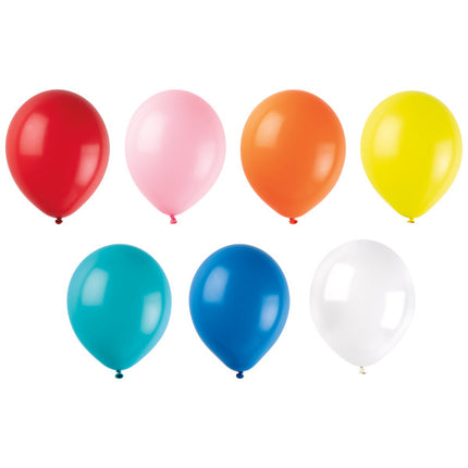 Blandade latexballonger, 30 cm, 50 st