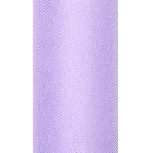 Lavendel Tule Rol 30cm 9m van Partydeco koop je bij Partywinkel