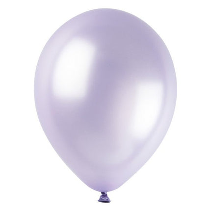 Lavendelkleurige Parelballonnen 30cm 50st van Unique koop je bij Partywinkel