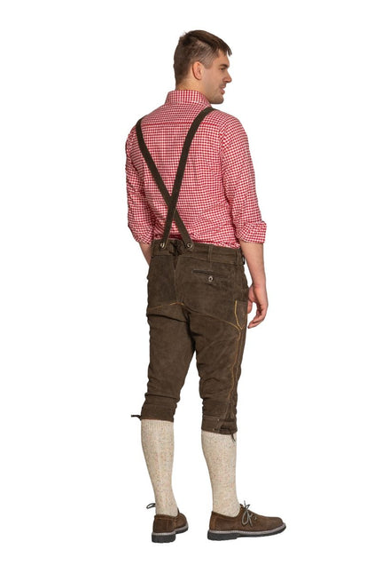 Lederhose Bruin Lang Gerlos van Partychimp koop je bij Partywinkel