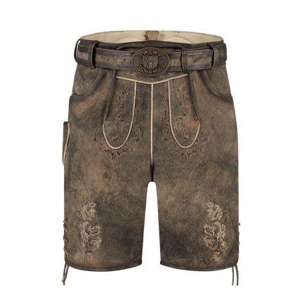 Lederhose Bruin Ziegen Antik van Haus Huberts koop je bij Partywinkel
