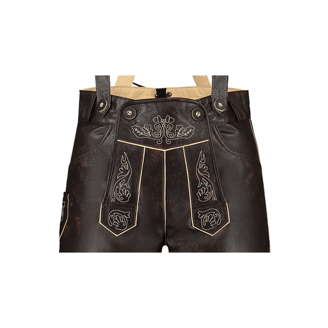 Lederhose Heren Leer van Haus Huberts koop je bij Partywinkel