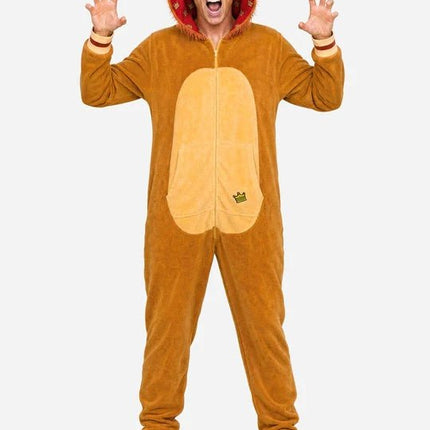 Leeuw Onesie Unisex Bruin van OppoSuits koop je bij Partywinkel