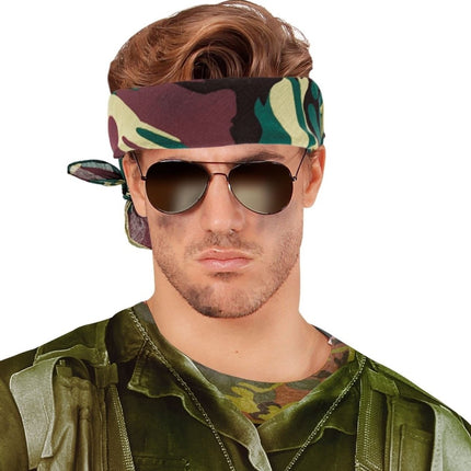 Leger Bandana van Widmann koop je bij Partywinkel