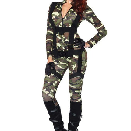 Leger Jumpsuit Dames Leg Avenue van Leg Avenue koop je bij Partywinkel