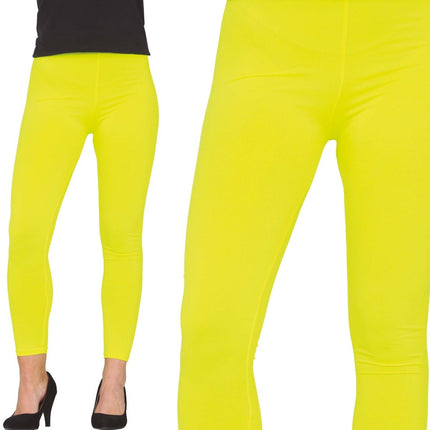 Legging Neon Geel van Fiestas Guirca koop je bij Partywinkel