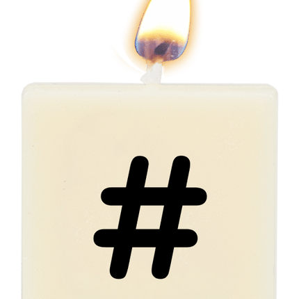 Letter Kaarsje  4cm van Paper Dreams koop je bij Partywinkel