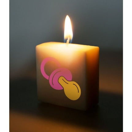 Letter Kaarsje Baby Girl 4cm van Paper Dreams koop je bij Partywinkel