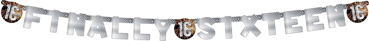 Letterslinger Finally 16 1,2m van Haza Witbaard koop je bij Partywinkel