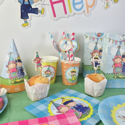 Letterslinger ’Hiep hiep Hoera’ Fien & Teun 2,65m van Haza Witbaard koop je bij Partywinkel