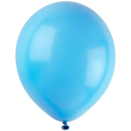 Lichtblauwe Ballonnen 30cm 50st van Unique koop je bij Partywinkel