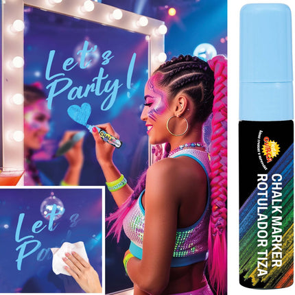 Lichtblauwe Krijtstift van Fiestas Guirca koop je bij Partywinkel