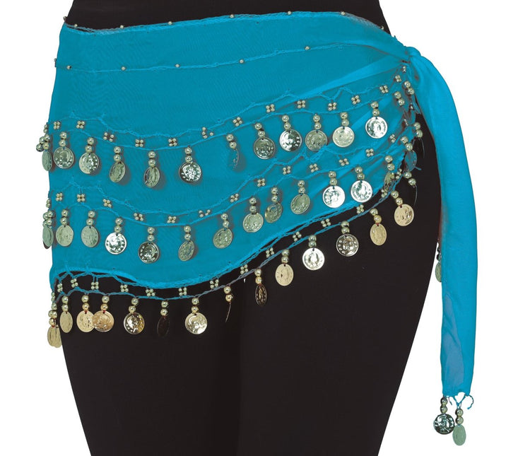 Lichtblauwe Rok Buikdanseres 1,35m van Fiestas Guirca koop je bij Partywinkel