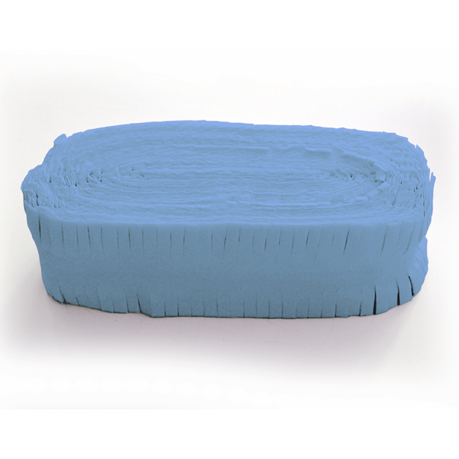 Lichtblauwe Slingers Crepe 24m van WeFiesta koop je bij Partywinkel