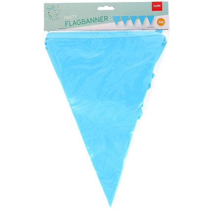 Lichtblauwe Vlaggenlijn 10m van Folat koop je bij Partywinkel