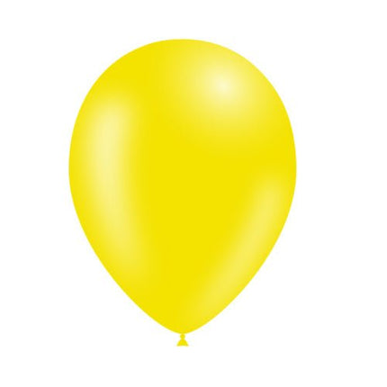 Lichtgele Ballonnen 25cm 10st van Balloonia koop je bij Partywinkel