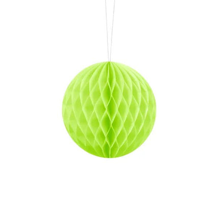 Lichtgroene Honeycomb 10cm van Partydeco koop je bij Partywinkel