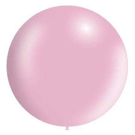 Lichtroze Reuze Ballon XL Metallic 91cm van Balloonia koop je bij Partywinkel