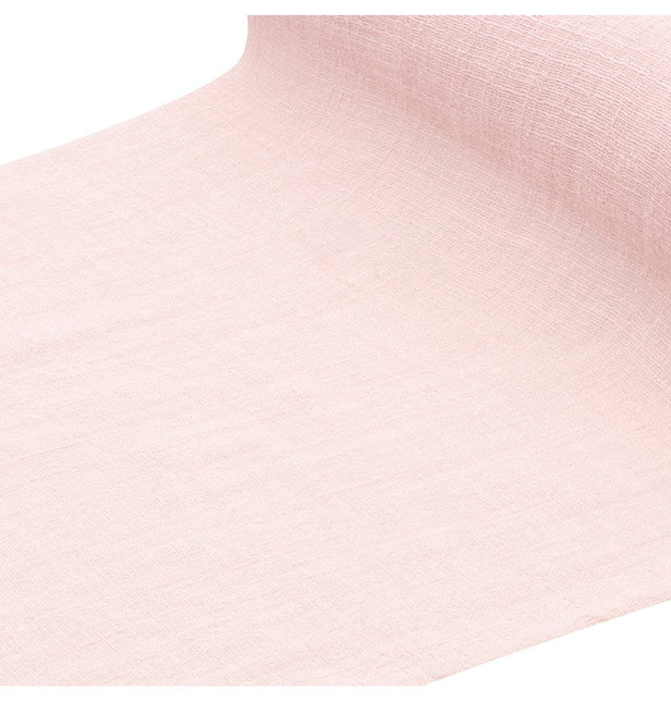 Lichtroze Tafelkleed Katoen 2,4m van CHAKS koop je bij Partywinkel