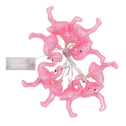 Lichtslinger LED Flamingo 1,4m van Boland koop je bij Partywinkel