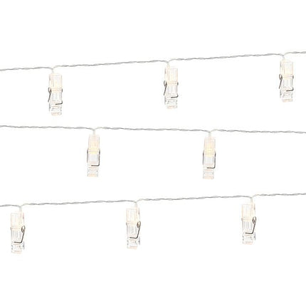 Lichtslinger LED Knijpers 1,4m van Partydeco koop je bij Partywinkel