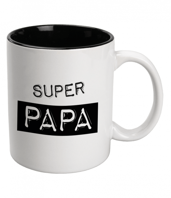 Liefste Papa Mok Wit Keramiek Liefste Papa 12cm van Paper Dreams koop je bij Partywinkel