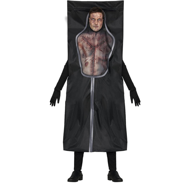 lijken zak Halloween Kostuum zwarte L van Fiestas Guirca koop je bij Partywinkel