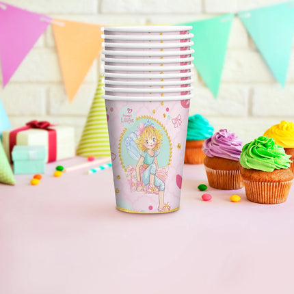 Prinsessan Lillifee-muggar 250 ml, 8 st