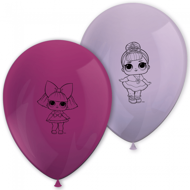 LOL Surprise Ballonnen 28cm 8st van Procos koop je bij Partywinkel