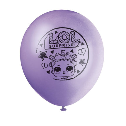 Lol Surprise Ballonnen 30cm 8st van Unique koop je bij Partywinkel