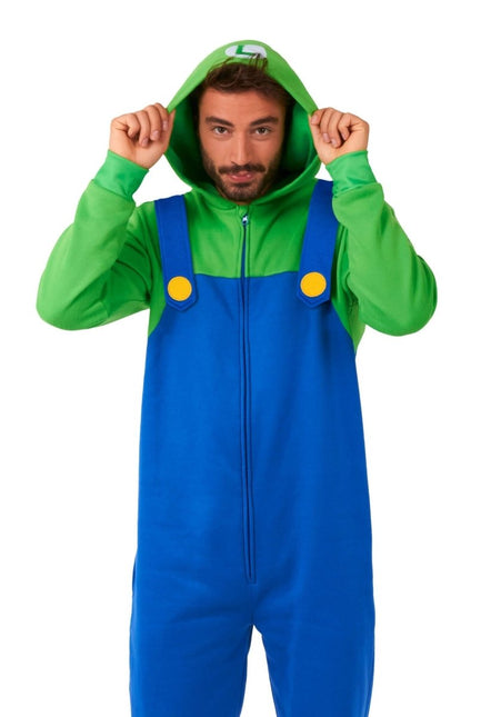 Luigi Onesie OppoSuits van OppoSuits koop je bij Partywinkel